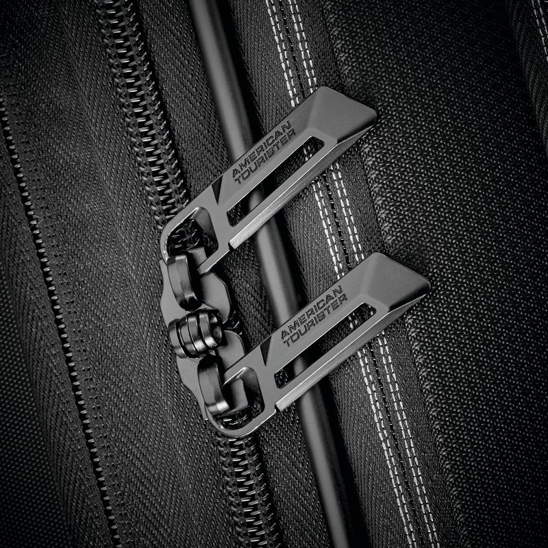 American Tourister 20'' Zoom Turbo Softside Spinner Suitcase - Black