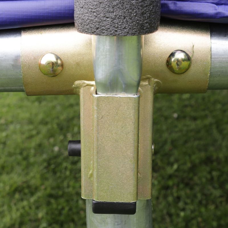 Skywalker Trampolines 15 Foot Square Trampoline and Enclosure - Blue