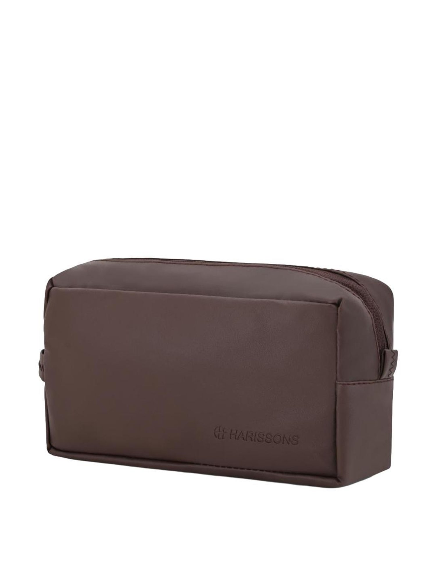 Harissons Brown PU Solid Pouch