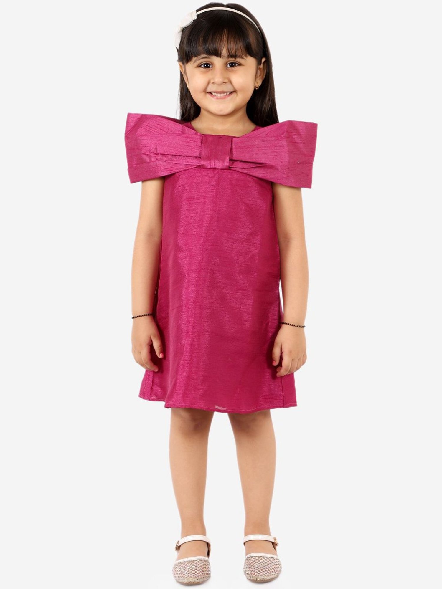 KidsDew Purple Applique Dress