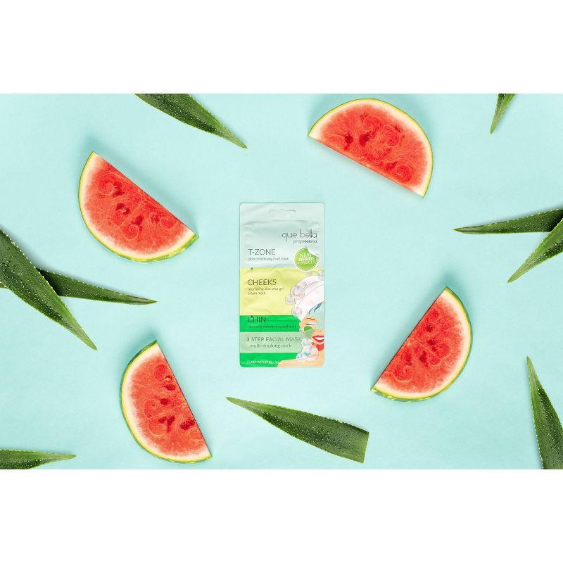 Que Bella Multi Mask 3-Step Masking Pack