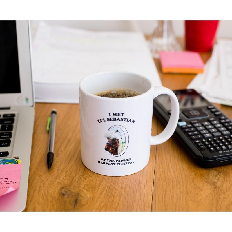 Surreal Entertainment Parks and Recreation "I Met Li'l Sebastian" Ceramic Mug | Holds 11 Ounces