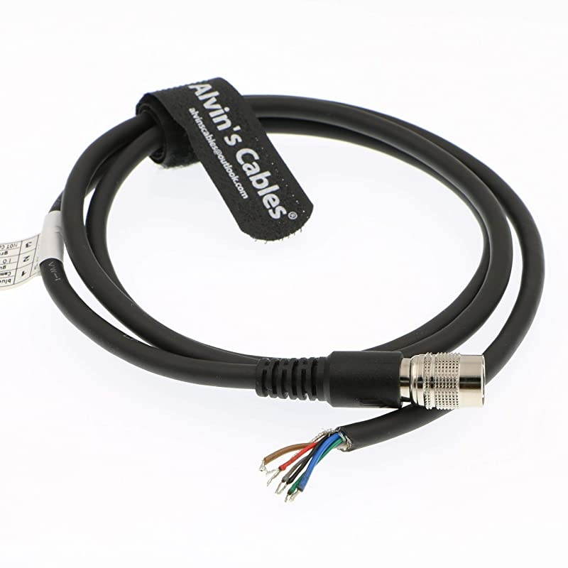 Hirose 6 Pin Twisted Power IO Trigger Cable for Basler GIGE AVT CCD Camera