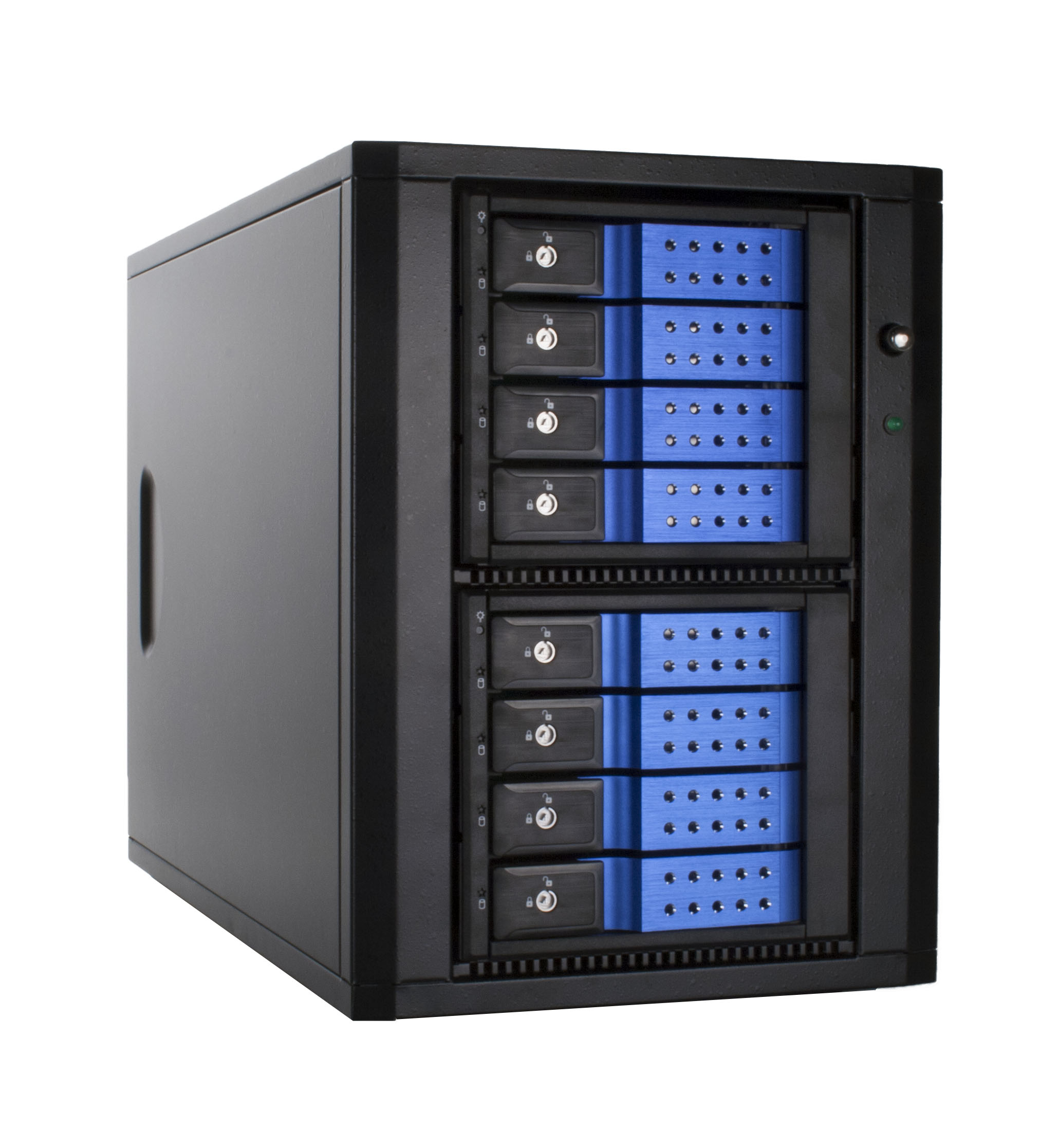 8 Bay 6G SAS / SATA Trayless Tower JBOD w/ EXPANDER - E0806T