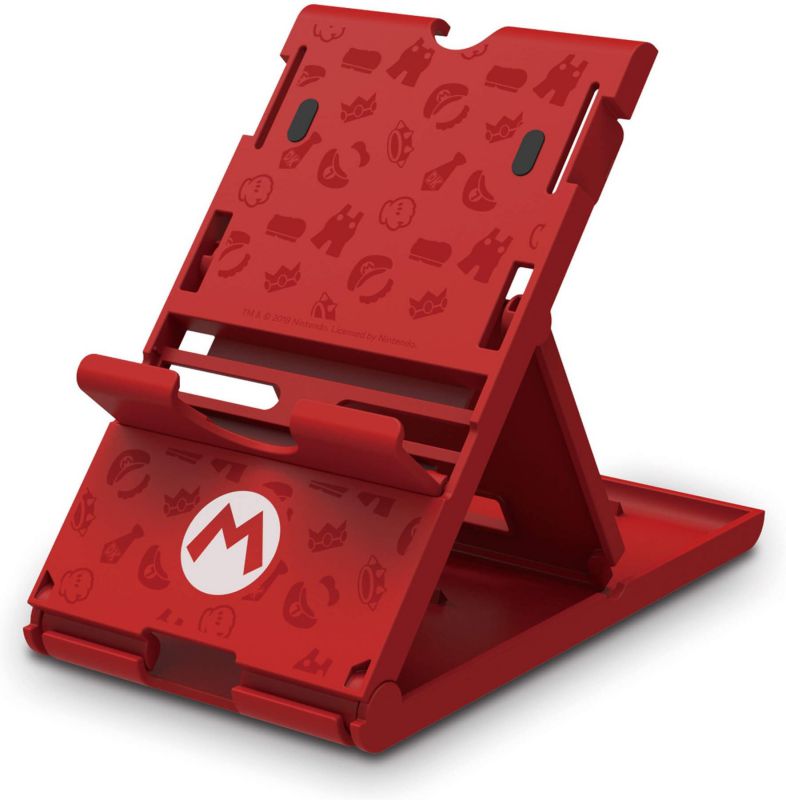 HORI Official Nintendo Switch Compact Playstand Console Stand - Mario Edition