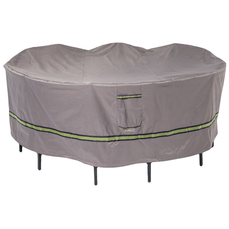108" Soteria RainProof Round Patio Table with Chairs Cover - Duck Covers