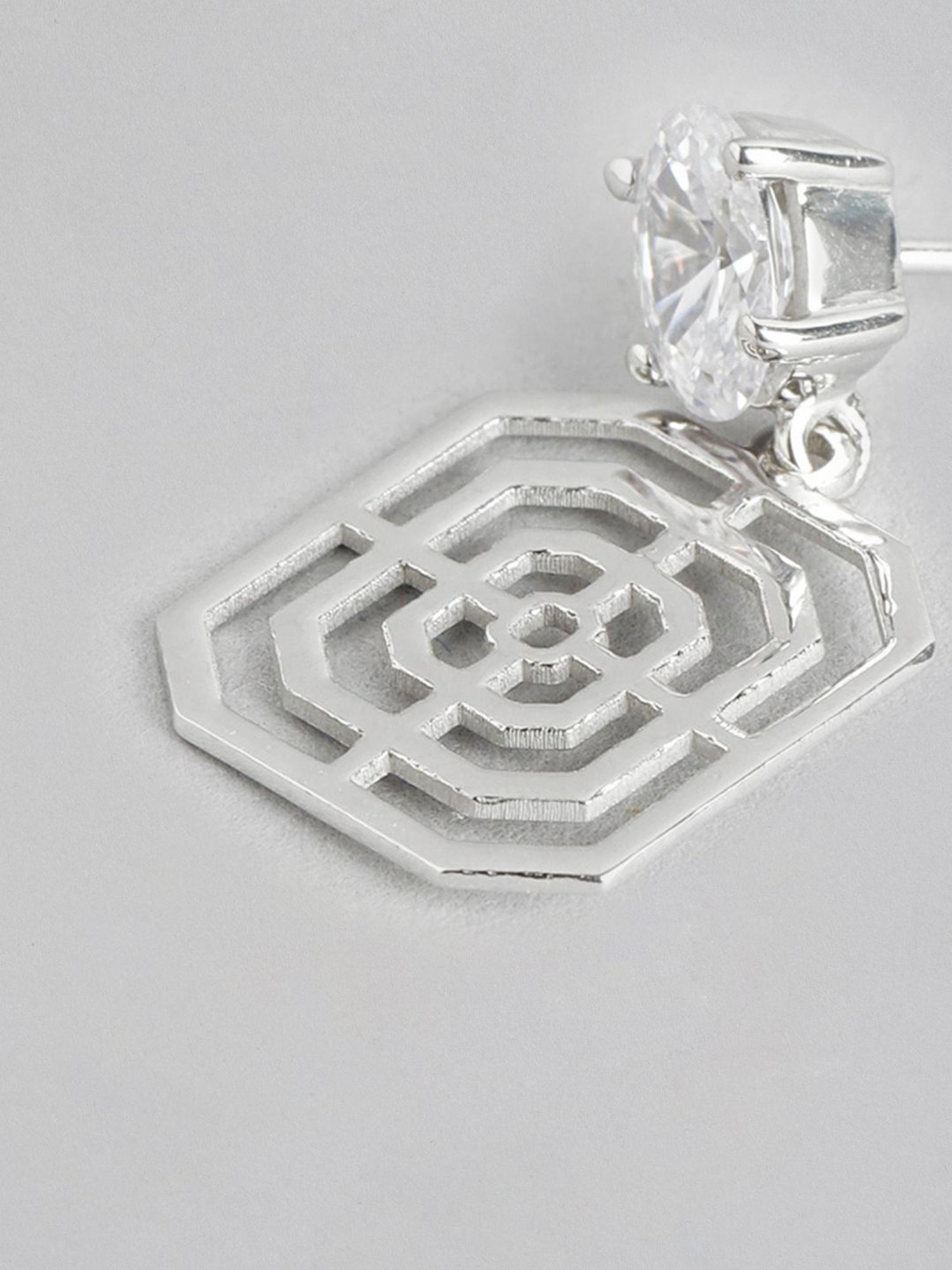 Zavya 92.5 Sterling Silver Dangler Earrings for Women