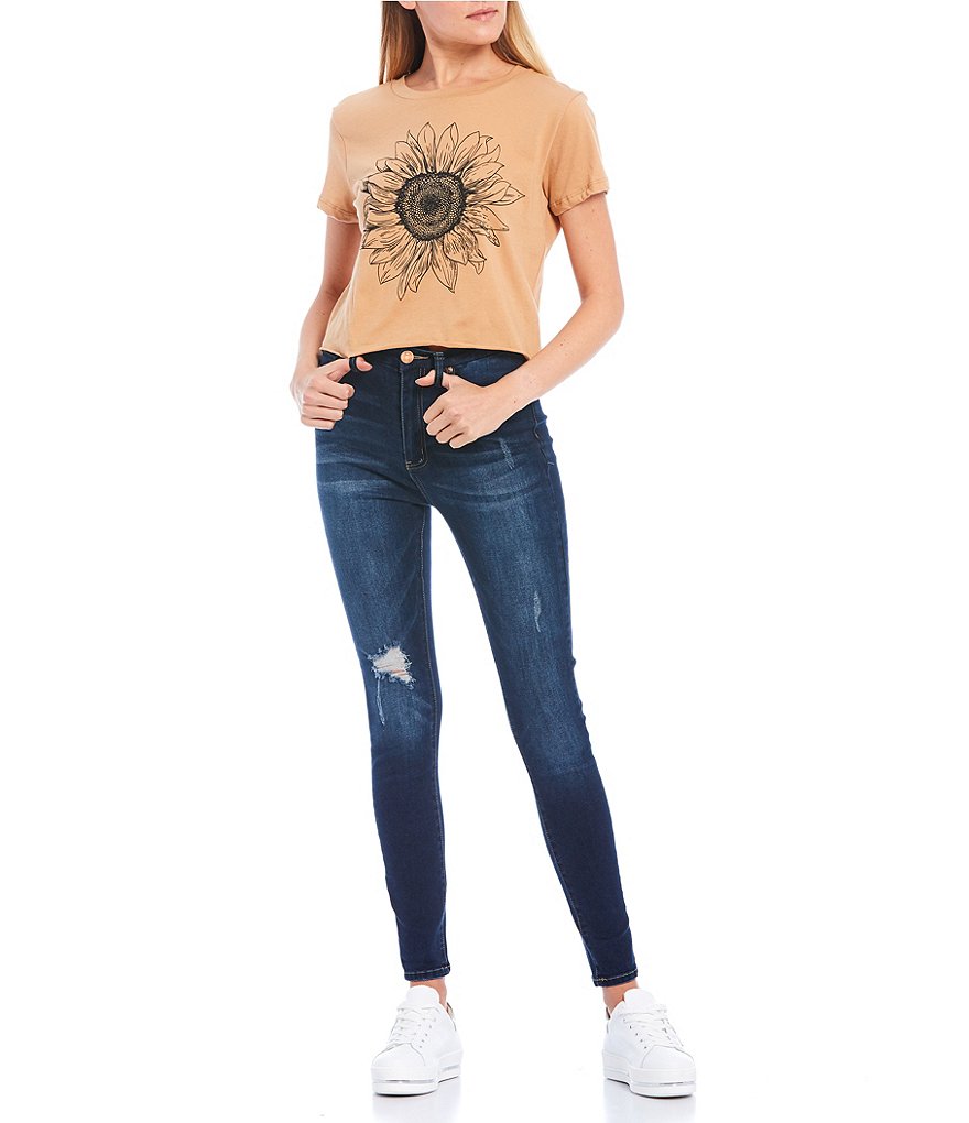 YMI Jeanswear High Rise Curvy Fit Skinny Jeans