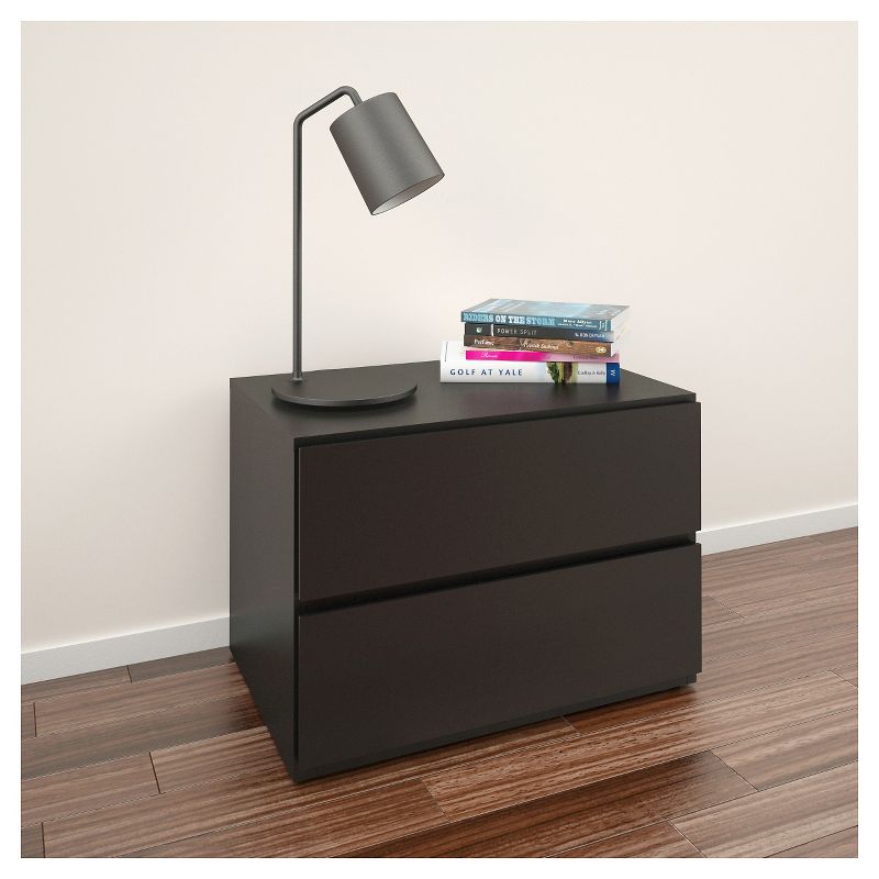 Avenue Nightstand Black - Nexera