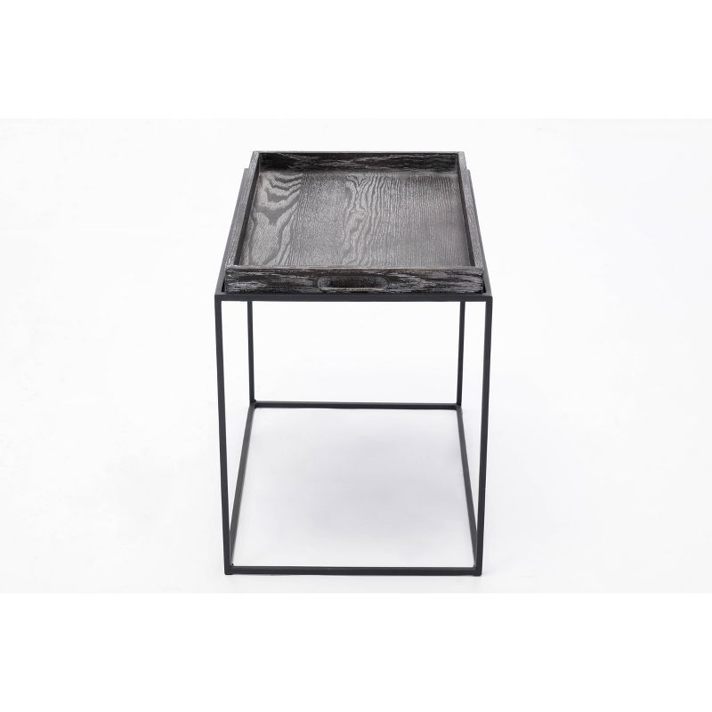 Burnham Home Highlands End Table Dark Gray - Boraam