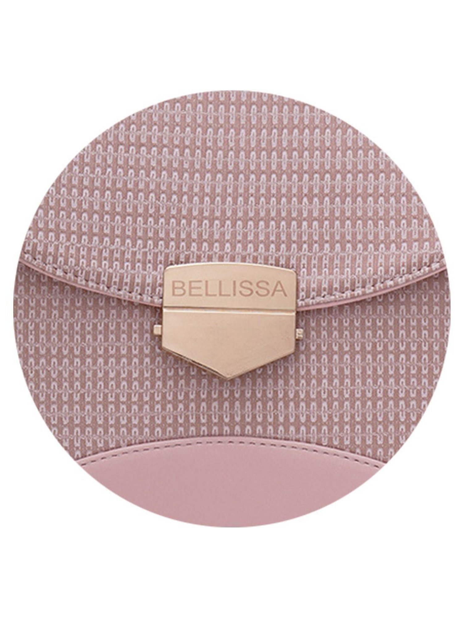 Bellissa Baby Pink Textured Medium Stylish Box Sling Handbag