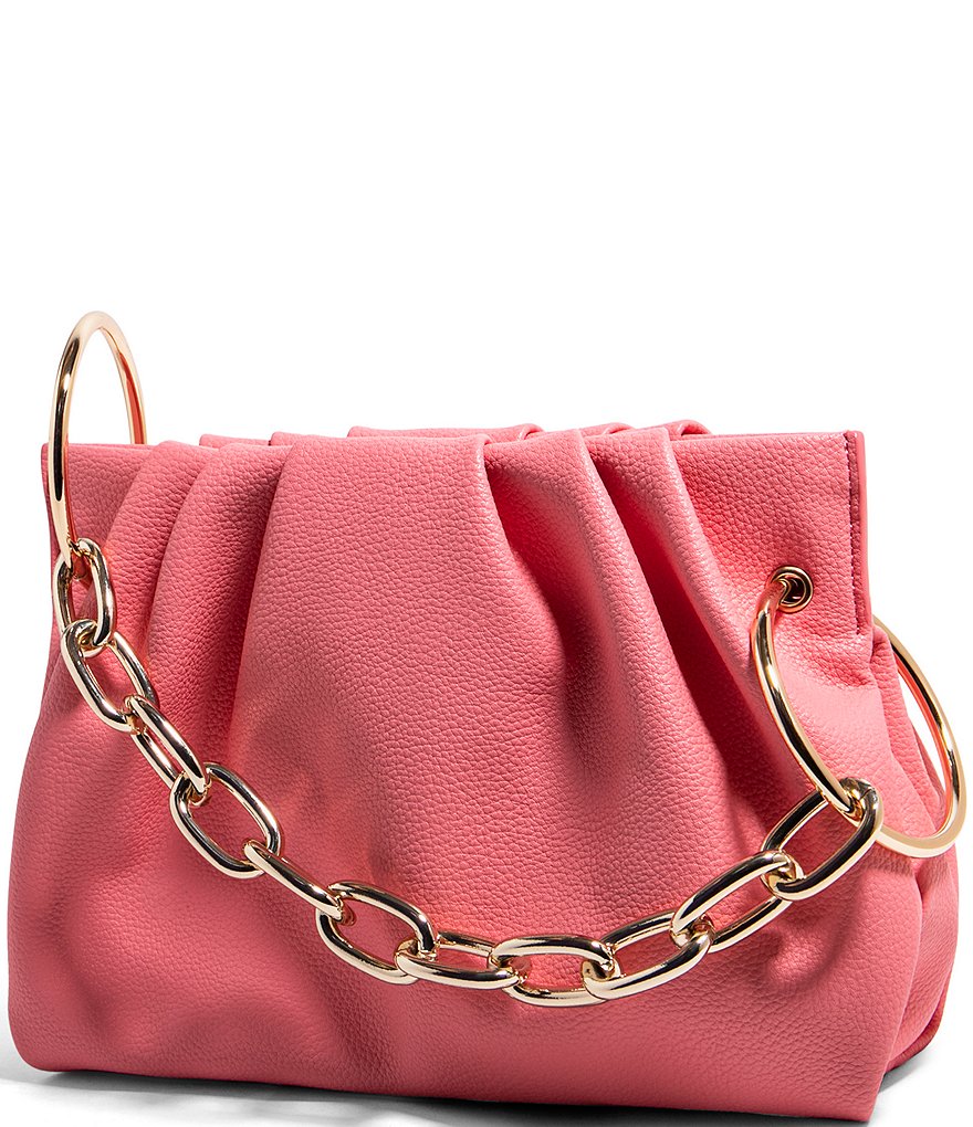 House of Want Chill Vegan Leather Chain Strap Framed Clutch Bag