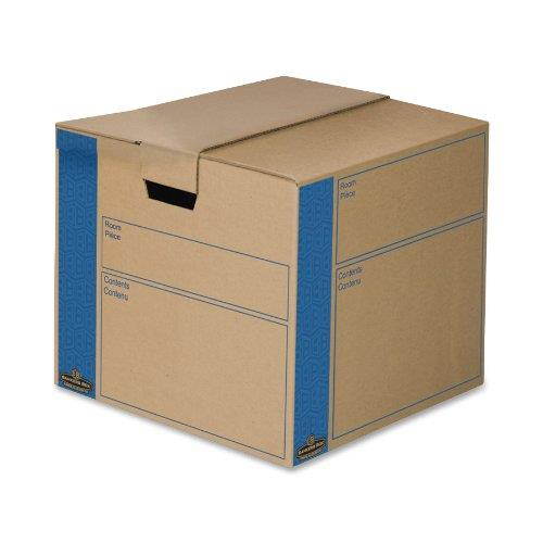 Bankers Box SmoothMove Prime Medium Moving Boxes 18l x 18w x 16h Kraft/Blue 8
