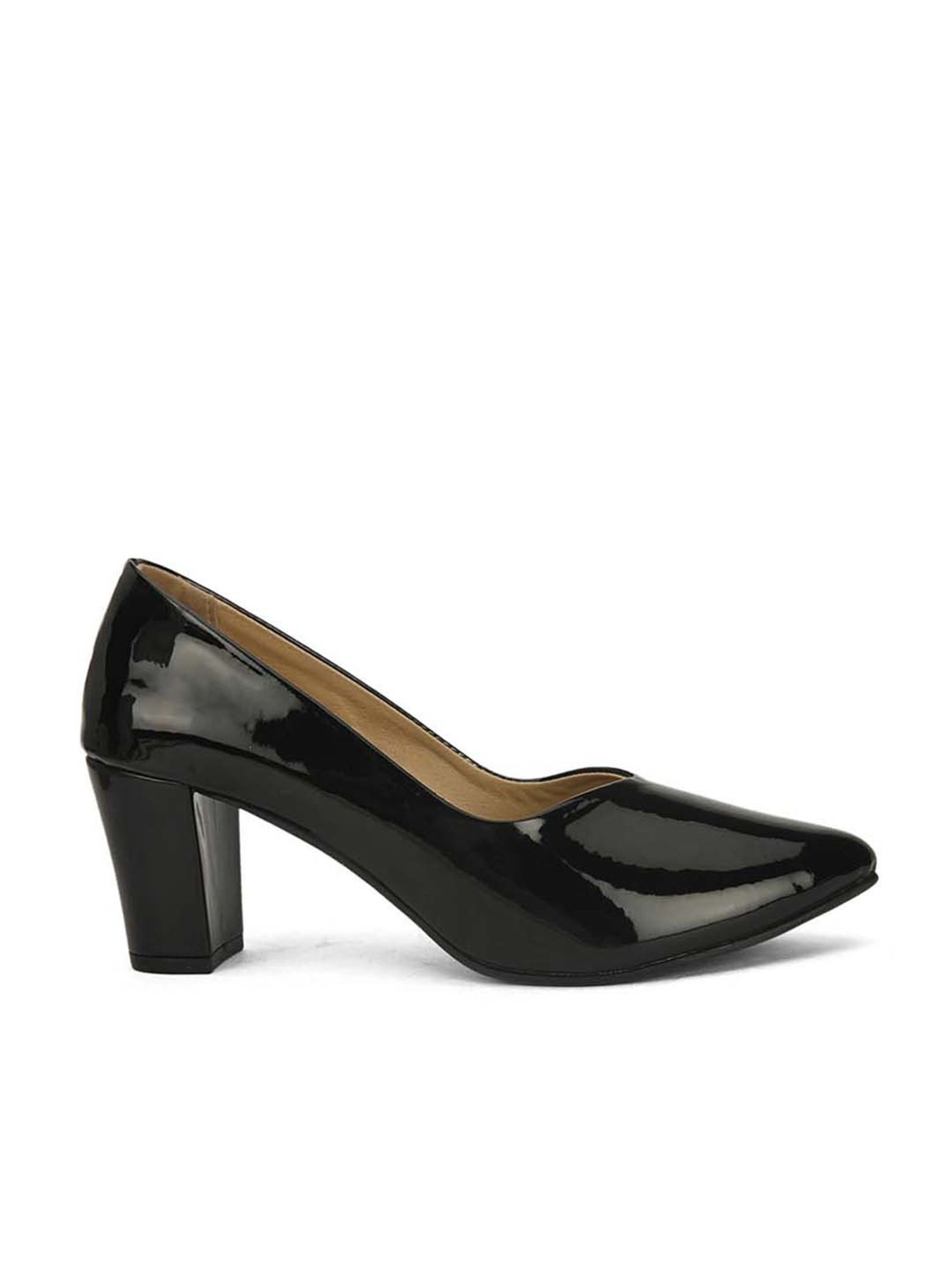 Pelle Albero Women's Black Formal Pumps