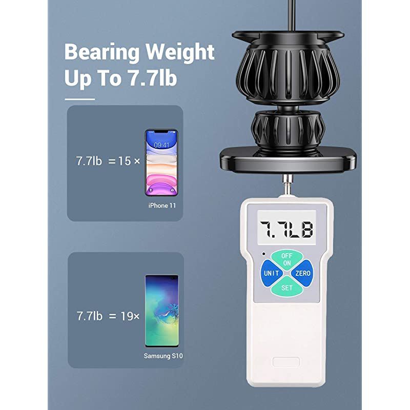 Car Phone Holder Mount, [Upgraded Clip] Magnetic Phone Car Mount [6 Strong Magnets] Cell Phone Holder for Car [Case Friendly] iPhone Car Holder Compatible with 4-6.7 inch Smartphones & Tablets