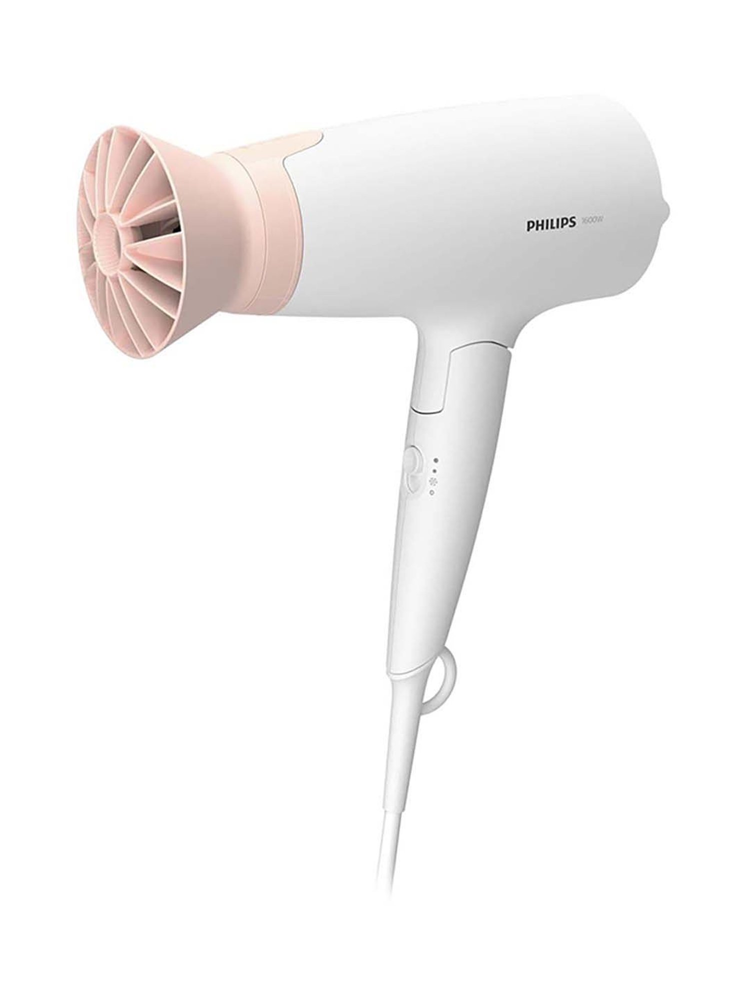 Staunch SHD2011 1600W Compact and Foldable Hair Dryer (White and Pink)