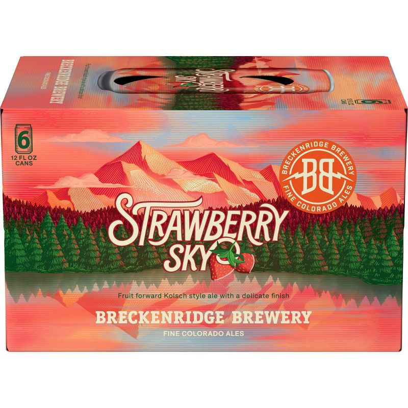 Breckenridge Strawberry Sky Kolsch Beer - 6pk/12 fl oz Cans