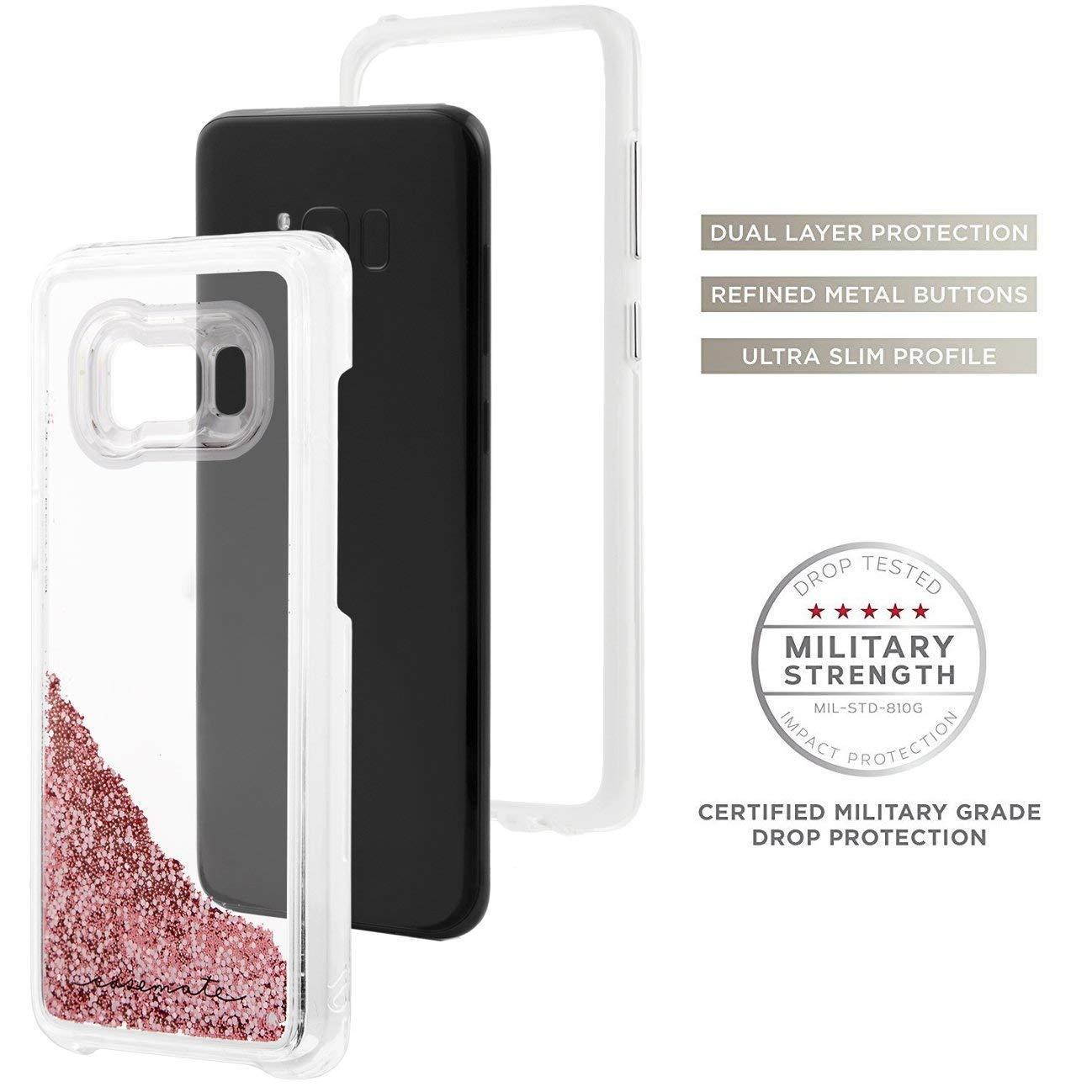 Case-Mate Waterfall Case for Samsung Galaxy S8 Plus - Rose Gold