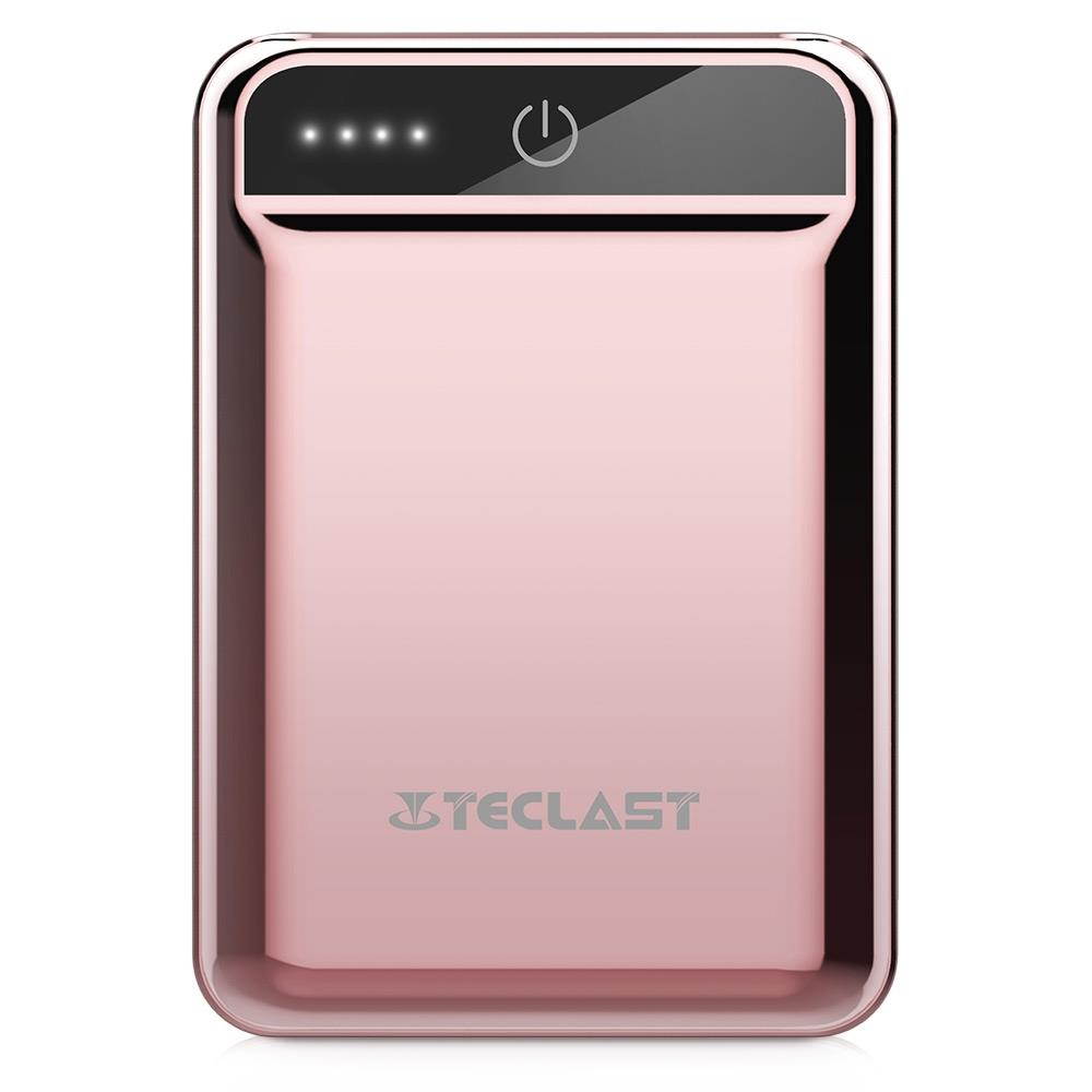 Power Bank 10000mAh High Capacity External Battery Pack Powerbank Cell Phone Battery Backup Charger with Dual Input & Output Compatible iPhone X 8 7 Plus, iPad Tablet & More