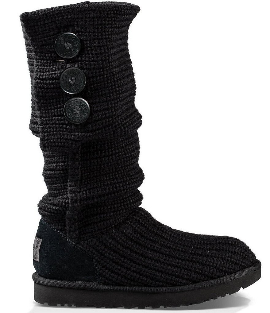 UGG&reg; Classic Cardy Button Detailed Knit Boots