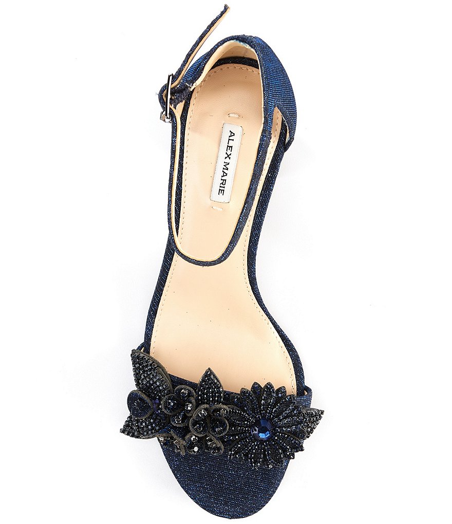 Alex Marie Harlean Ornament Detail Block Heel Dress Sandals