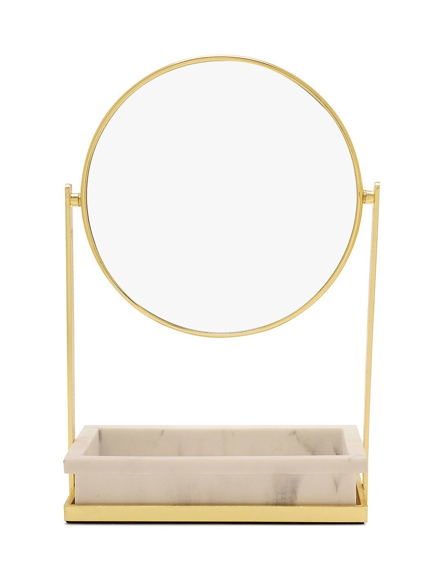 Pure Home and Living Gold Metal Mirrors