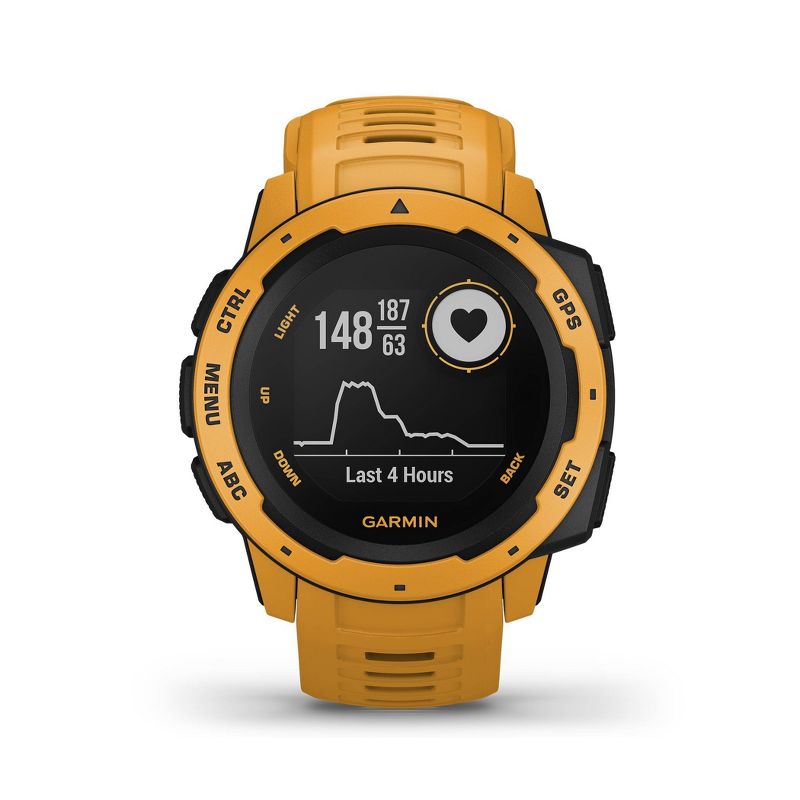 Garmin Instinct Rugged GPS Watch - Mustard
