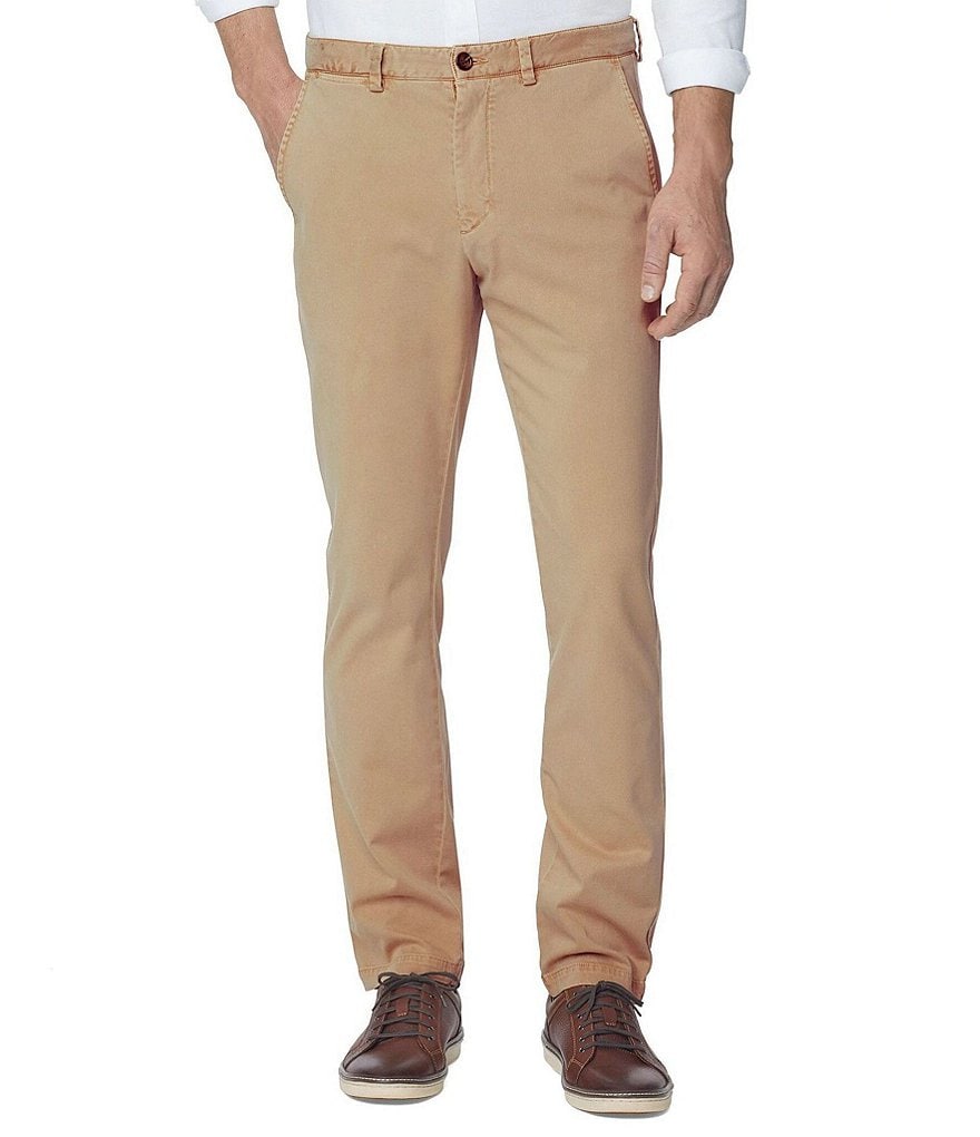 Johnston & Murphy Washed Stretch Chino Pants