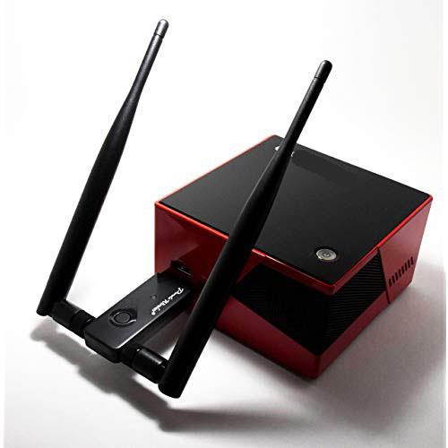 PAU09 N600 Dual Band 24GHz and 5GHz Wireless N USB Adapter WDual 5dBi Antennas Windows XPVista788110 Mint Ubuntu openSUSE Fedora Centos Kali Linux and Raspbian