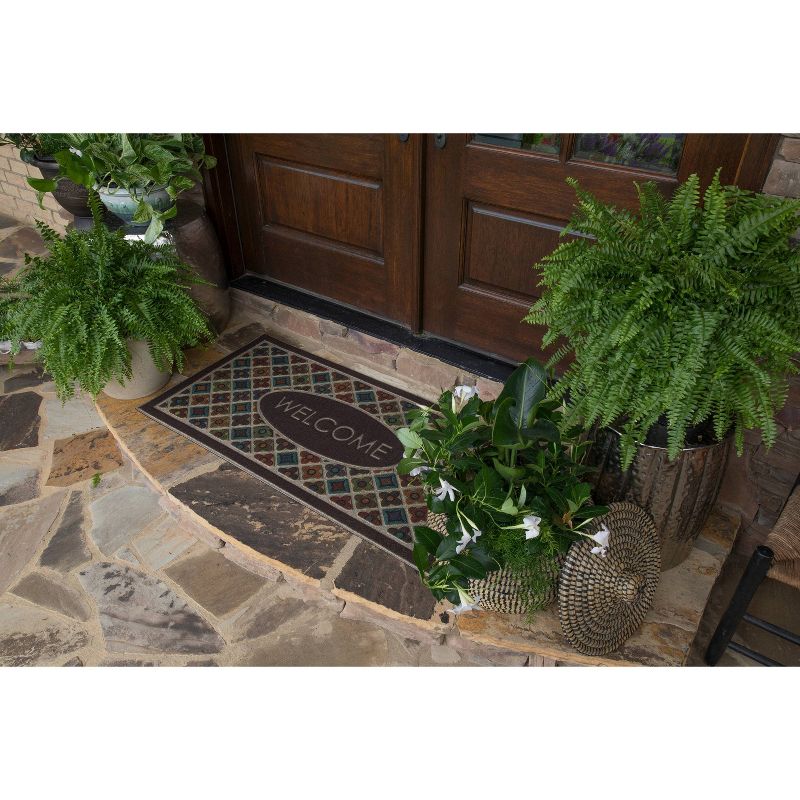 2'x4' Ornamental Entry Mat Flowery Tiles - Mohawk