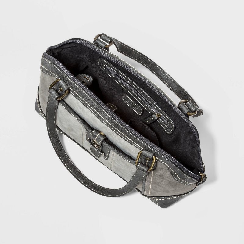 Favore Tan Solid Medium Satchels