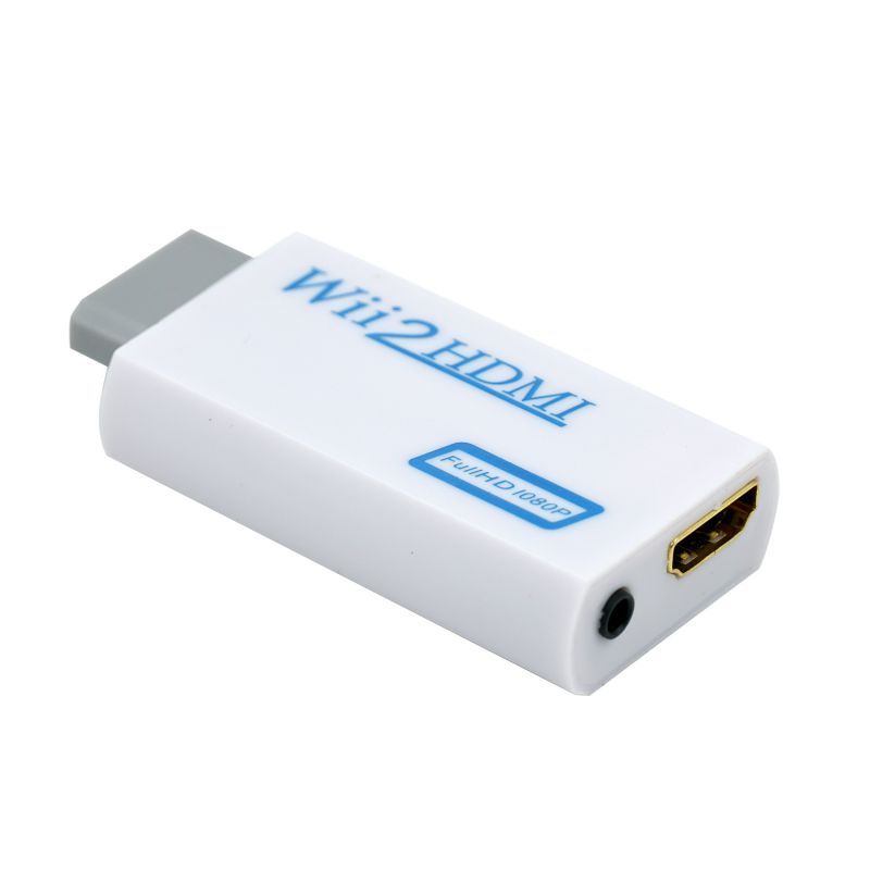 Wii To HDMI Converter Supports all Wii display modes (NTSC 480i 480p, PAL 576i)