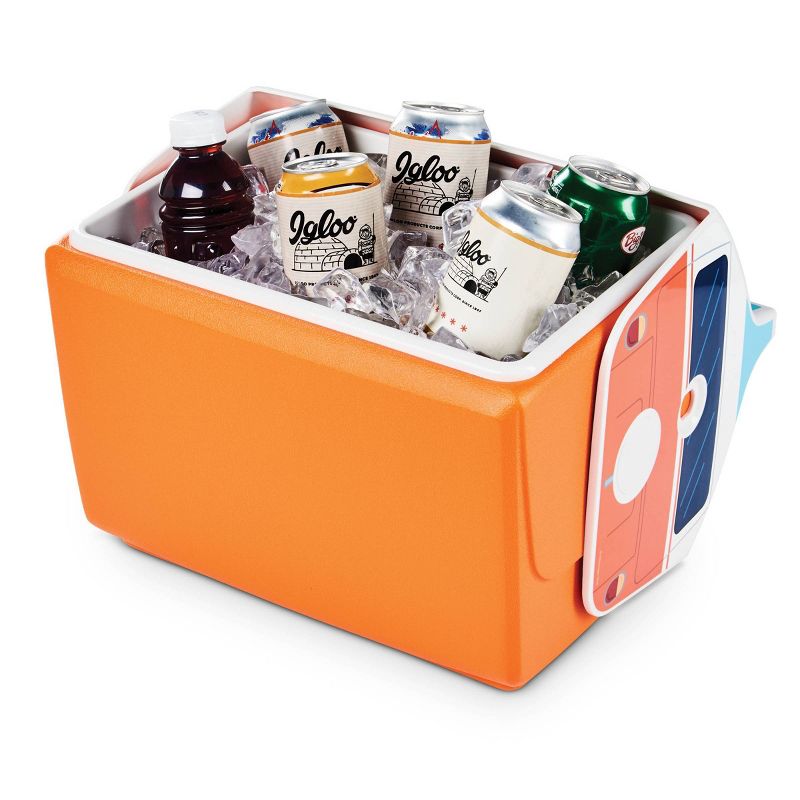 Igloo Playmate Classic Volkswagen VW Bus 14qt Portable Cooler - Orange