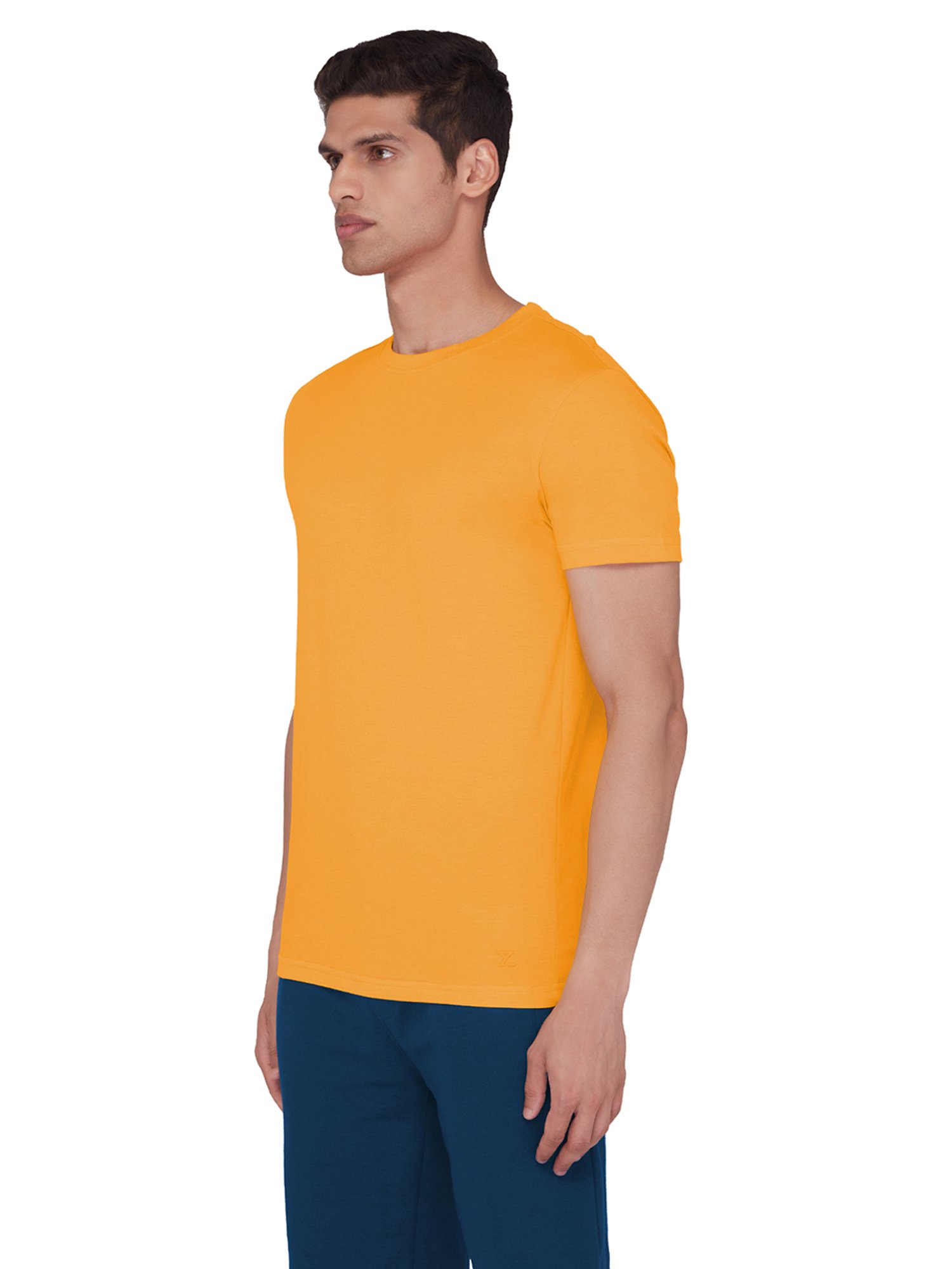 XYXX Orange Round Neck T-Shirt