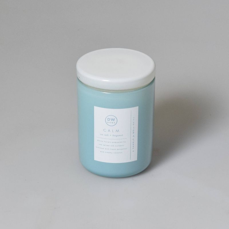4oz Wellness Spa/Calm Sea Salt and Bergamot Candle - DW Home