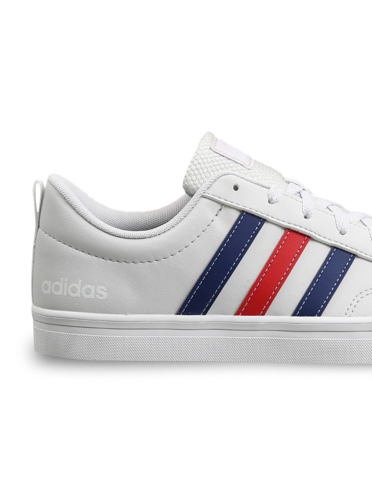 Adidas Men's Vs Pace 2.0 White Skateboarding Shoes