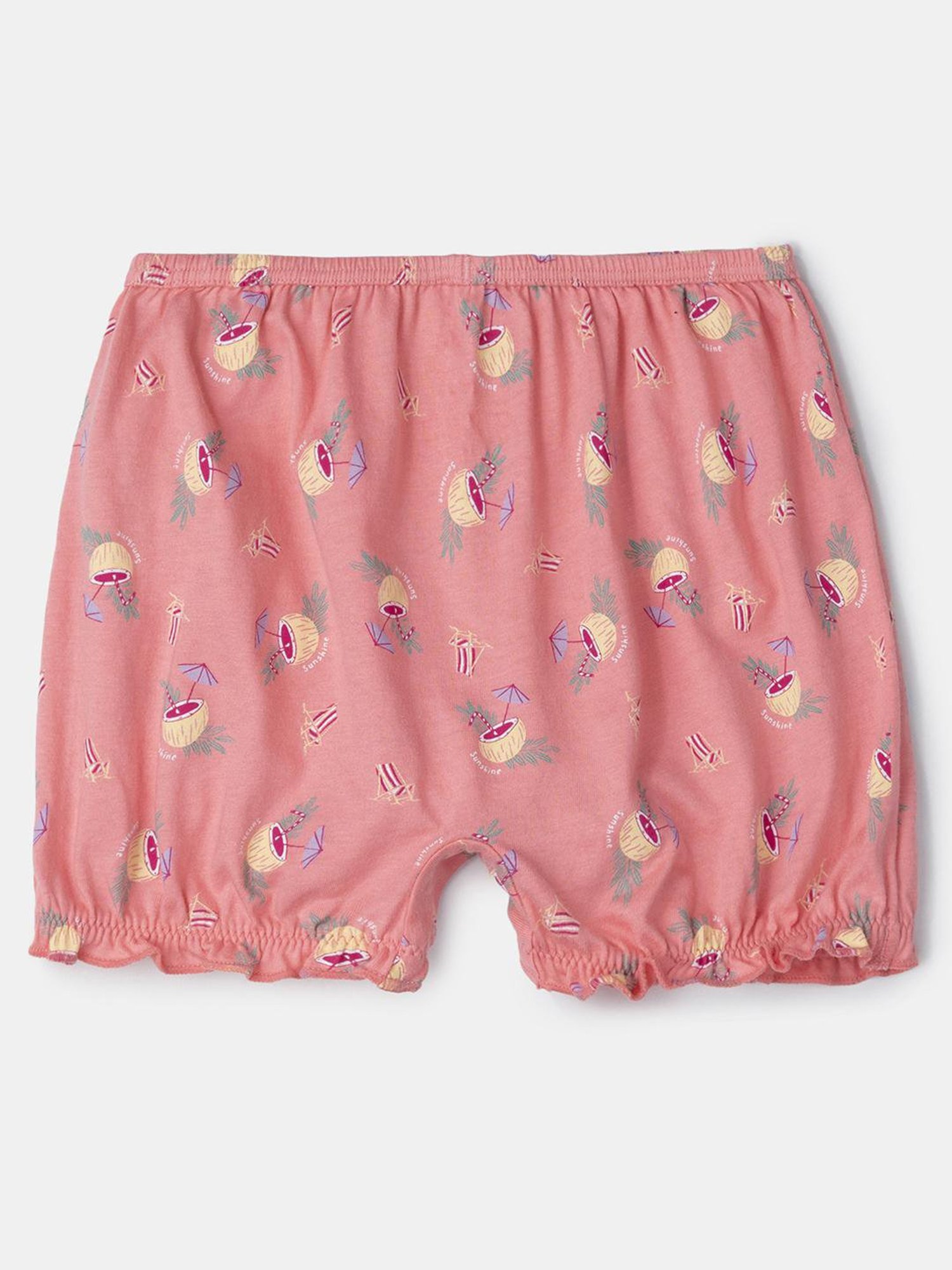 D'chica Kids Multicolor Cotton Printed Panties - Pack of 6