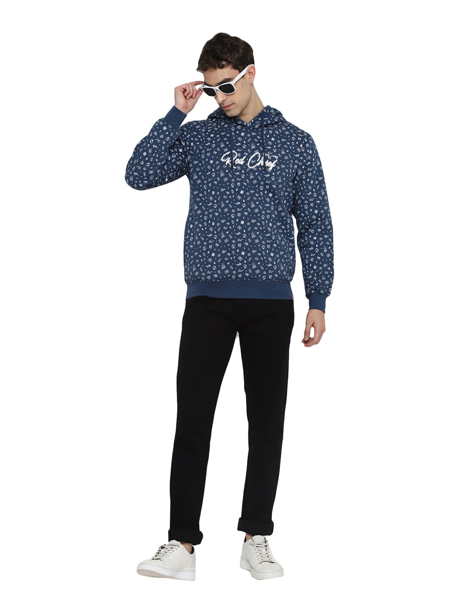 Red Chief Navy Hooded Sweatshirt