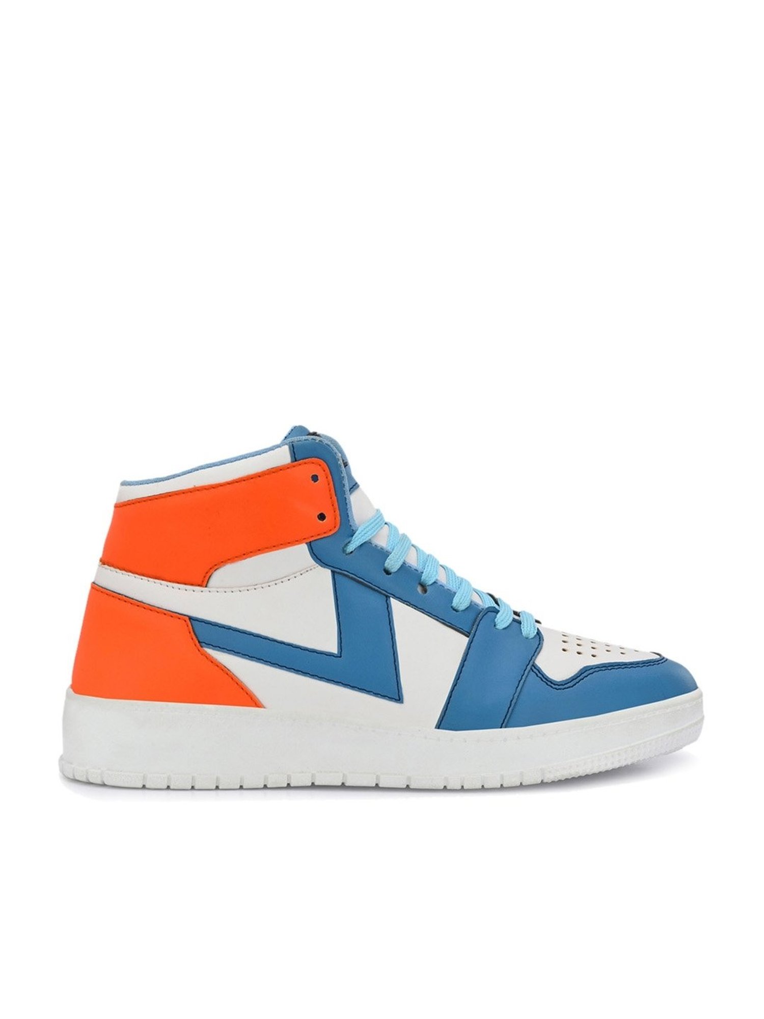 Prolific Men's Blue Ankle High Sneakers