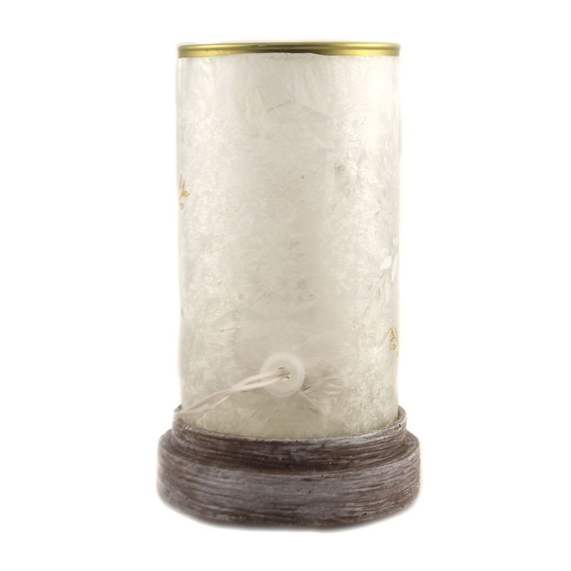 Stony Creek 8.25" Mr & Mrs Hurricane Pre-Lit Wedding Marriage  -  Decorative Vases