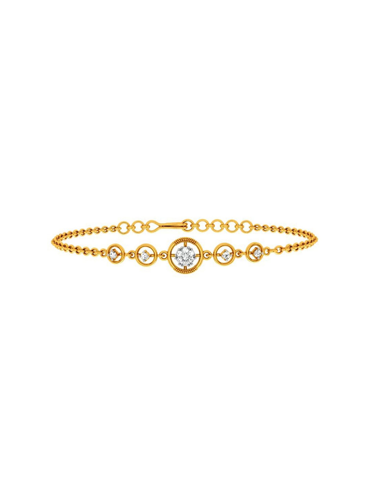 P.C. Chandra Jewellers 22k Yellow Gold Winsome Whirl Bracelet