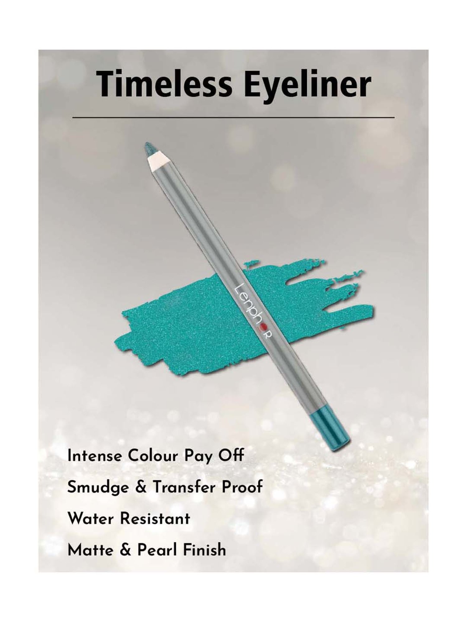 KINDED Liquid Eye Liner Golden Glaze & Greyish Silver Combo