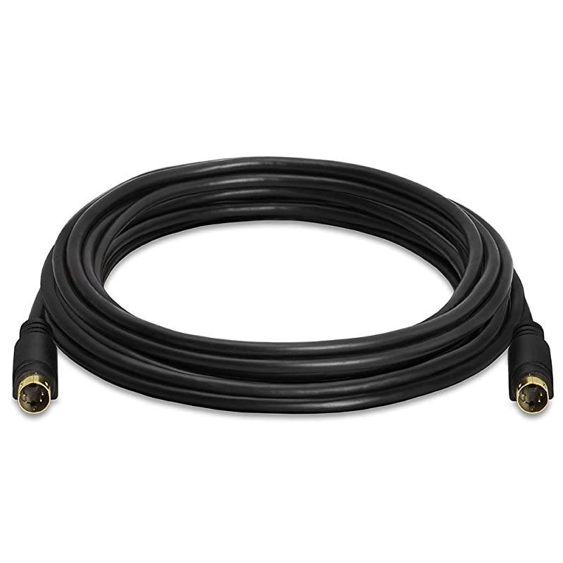 SVideo Cable GoldPlated SVHS 4PIN SVideo Cord 12 Feet