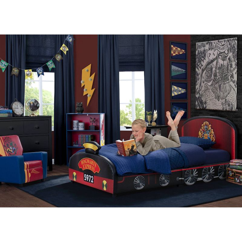 Twin Harry Potter Hogwarts Express Upholstered Bed - Delta Children