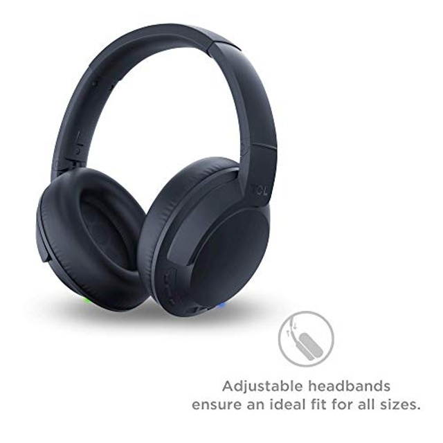 TCL ELIT400NC Wireless On-Ear Headphones Hi-Res Noise Cancelling Bluetooth Headphones with 22 Hour Playtime and Fast Charge - Midnight Blue