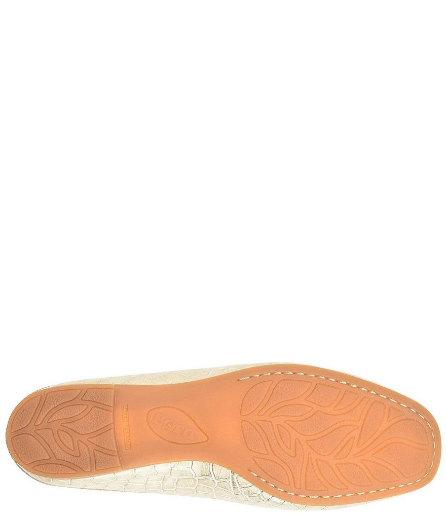 Born Capricorn Embossed Leather Mule Slides