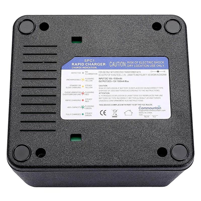 Unit Rapid Charger for Motorola Radios APX6000 APX6000XE APX6000LI APX7000 APX7000XE APX8000 APX8000XE APX8000H APX8000HXE (APX 6000 7000 8000), Fast Charge, Temperature Management