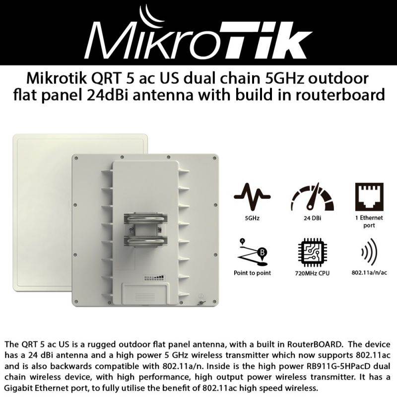 mikrotik rb911g-5hpacd-qrt qrt-5 ac