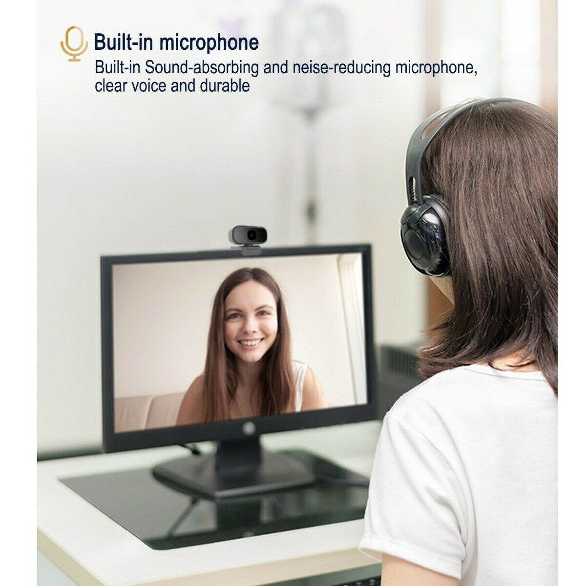 HD 720P Webcam CMOS 30FPS USB 2.0 Built-in Microphone USB Wired Webcam HD Web Camera for Desktop Computer Notebook PC