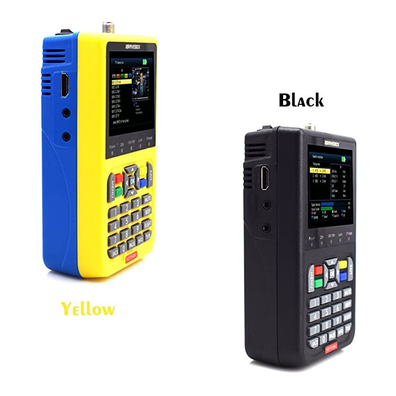 Satellite Detector,  DVB-S2 V8 Finder Digital Satellite Finder with 3.5 inch LCD Digital Display